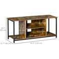 thumbnail image 3 of HOMCOM TV Stand for 55 Inches TVs with Adjustable Shelf for Living Room, 3 of 10
