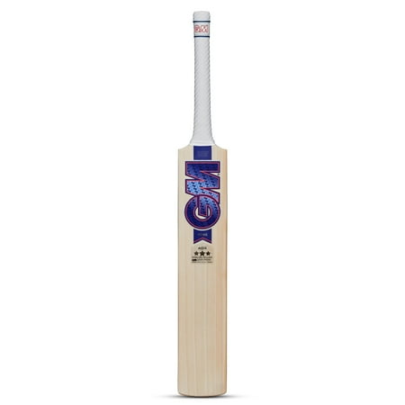 Gm Mana 404 English Willow Short Handle Cricket Bat , Size 3 | Knocked - In & Ready To Play , White