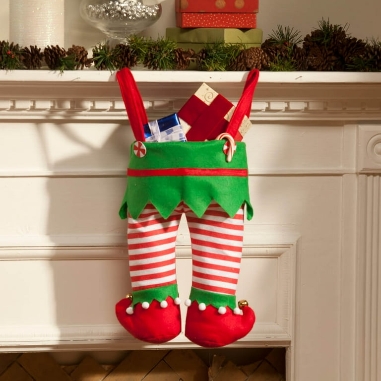 Small Christmas Elf Stocking, 49 OFF