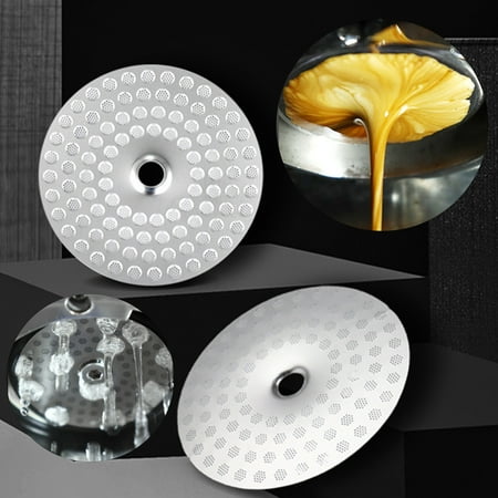 

Riguas Coffee Strainer Perfect Extraction Anti-Rust Precision Hole Even Water Discharge Filtrate Food Grade Puck Filter for Breville BES900/860XL/810BSS