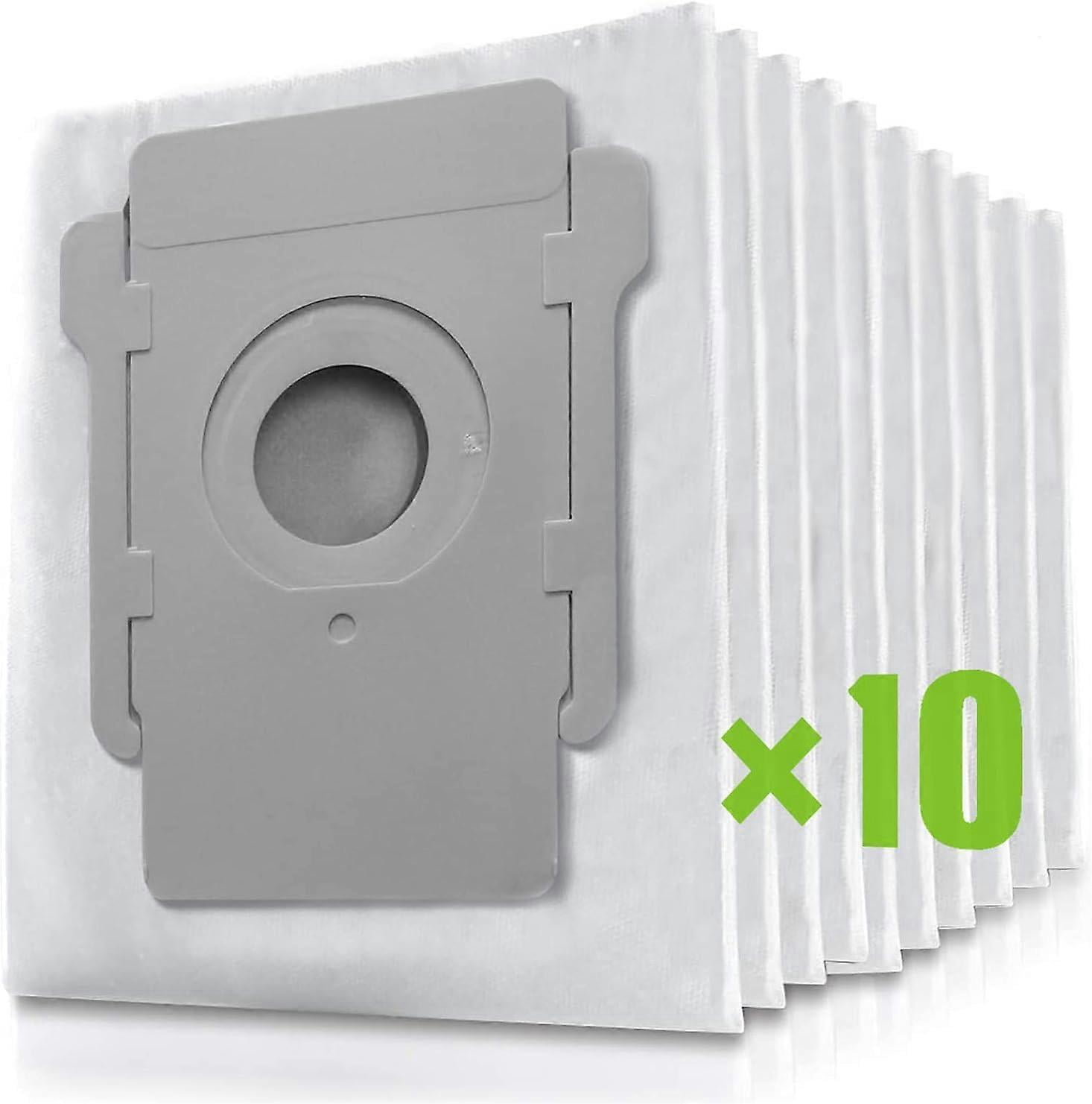 10 pcs Irobot Roomba i7 Bag, Replacement Dust Bags for iRobot Roomba i7 i7+ / i7 Plus E5 E6 E7 S9 S9+ Vacuum Cleaner