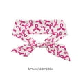thumbnail image 3 of Usloyux Under $5 Headband for Women,Breast Cancer Breathable Elastic Wide Pink Ribbon Twisted Hair Band,Breast Cancer Awareness Month Accessories Gifts for Girls Workout Running Sport, 3 of 6