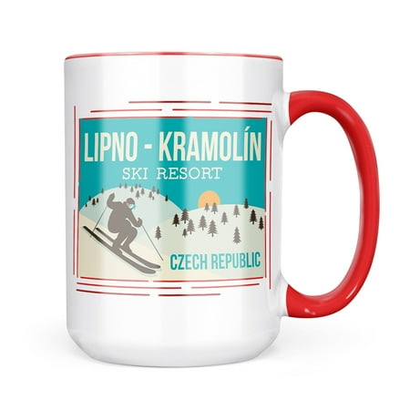 

Neonblond Lipno - Kramoln Ski Resort - Czech Republic Ski Resort Mug gift for Coffee Tea lovers