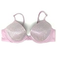 thumbnail image 1 of Victoria's Secret Very Sexy Embellished Lightly Lined Low-Cut Demi Bra Rhinestone Lilac 36D NWT, 1 of 2