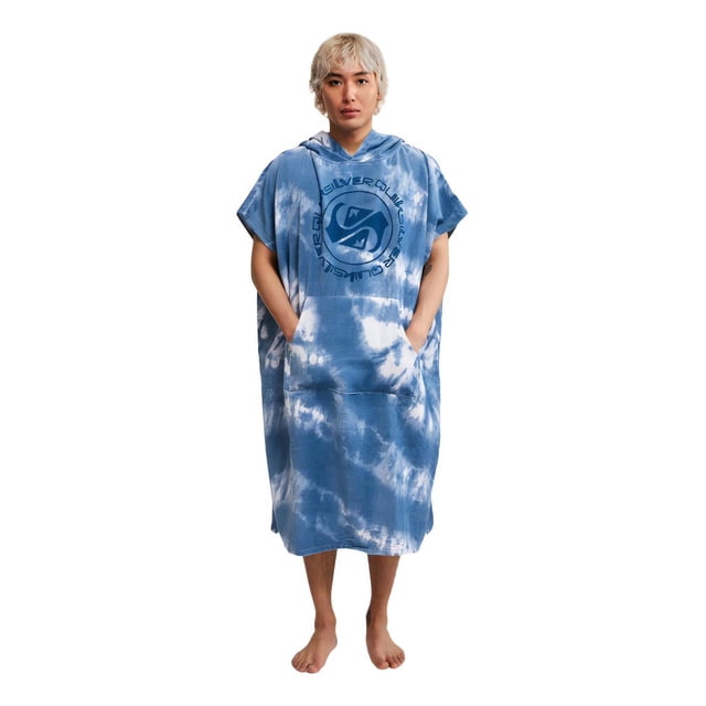 Toalla Para Playa/baño Quiksilver Azul/Blanco Para hombre AQYAA03233-BLM0 Quiksilver HOODY TOWEL M BHSP BLM0