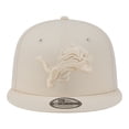 thumbnail image 2 of Men's New Era  Cream Detroit Lions Colorpack 9FIFTY Snapback Hat, 2 of 5