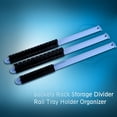 thumbnail image 2 of Socket Rack Socket Organizer Sockets Storage Rack 3Pcs 1/4" 3/8" 1/2" Plastic Wall Mounted Socket Storage Rack Divider Rail Tray Holder Organizer, 2 of 8