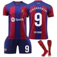 thumbnail image 1 of Xnb 2023 - 2024 camiseta local del FC Barcelona ¿ 10 Messi Sporting Clothes Football Clothes número 9 | 20 yardas, 1 of 7