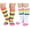 Neon Rainbow, 2 Pairs, variant on Baby Girl Rainbow Striped Knee High Socks Non-Slip Uniform Tube Stockings Soccer Socks for Toddler and Child