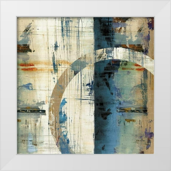 Bradley, Tim 20x20 White Modern Wood Framed Museum Art Print Titled - Torn I