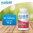 thumbnail image 4 of PLENLIFE - Multivitamínico en Tabletas Masticables para Hombres y Mujeres PONCHE DE FRUTAS - Suplemento Alimenticio de Vitaminas y Minerales sabor Ponche de Frutas - Frasco con 60 Tabletas / 46 g, 4 of 6