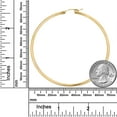 thumbnail image 3 of AVORA 14K Yellow Gold-Filled 2.25mm Thick 65mm Hoop Earrings, 3 of 6