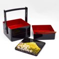 thumbnail image 3 of 1 Caja de sushi exquisita Diseño japonés de sushi Box multifunción Picnic Bento Container, 3 of 6