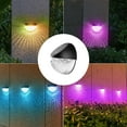 thumbnail image 4 of Solar Outdoor Garden Light Waterproof LED Semi-circular Wall Light Garden Enclosure Light IP65 Waterproof White Light Warm Light Colorful Three Choices, 4 of 7