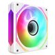 thumbnail image 2 of Ndcxsfigh PC Radiador 5V 3PIN ARGB 12V 4PIN PWM 120mm Luminous Case Fan (Reverse White), 2 of 9