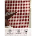 thumbnail image 6 of Sheer Curtains 96 Inches Long 2 Panels Set for Living Room, Country Star Farm Semi Sheer Curtains for Windows, Farmhouse Plaid Texas Vintage Fruit Voile Window Treatments Rod Pocket Curtain, 6 of 7