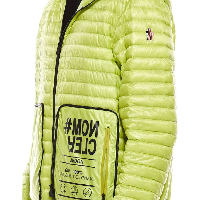 Moncler mens Ardon Jacket, 5, Yellow - Walmart.com