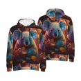 thumbnail image 6 of Bingfone Forest Koala Men's Drawstring Hoodie Long Sleeve Pocket Sweatshirts-X-Large, 6 of 6