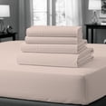 thumbnail image 1 of 100% Cotton Bed sheets, Deep Pocket, Wrinkle Resistant, Soft & Smooth Sateen 4-Piece, Queen Blush by Purity Home, 1 of 13