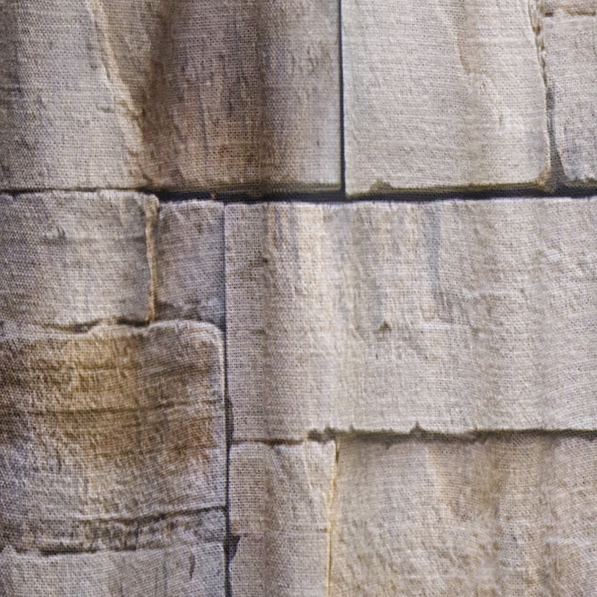 Designart 'Stone Wall I' Modern & Contemporary Curtain Panel