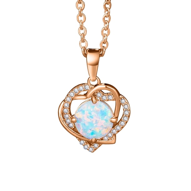 Collar de la mujer que late deslumbrante colgante en forma de corazón pequeño colgante de la mujer