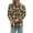 Dark Olive, variant on ® Men's and Big Men's Regular Fit Long Sleeve Fashion Twill Plaid Shirt, Sizes S-2XL