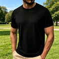 thumbnail image 5 of yillto Men Big and Tall Tshirts Breathable Lightweight Summer V Neck Short Sleeve Workout Athletic Tee, 5 of 5