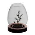 thumbnail image 1 of 1pc Exquisite Glass Craft Candle Holder Indoor Candle Shade Container Decor, 1 of 8