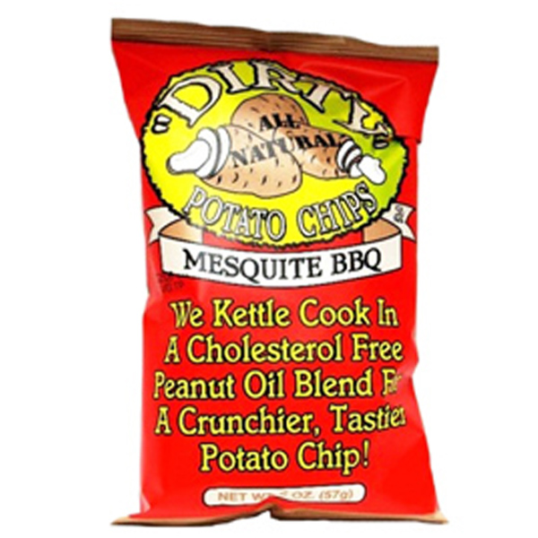 Dirty Mesquite BBQ Potato Chips 2 oz Bags Pack of 25