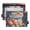 Cute Tiger in Space, variant on Dailycode 2 Pack Pencil Pouch for 3 Ring Binder Smooth Zipper Folders with Pockets Clear Window Pencil Case, Butterflies Fly on Clear Water
