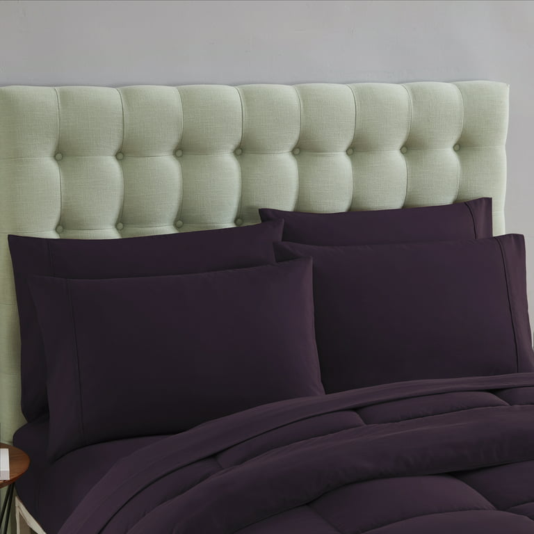 Eggplant Oversized Comforter Set – The Original PeachSkinSheets®