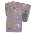 thumbnail image 1 of Inkdotpot Real Gold Foil Made With Love Text Tags Favor Hang Paper Tags 50 Pack, 1 of 6