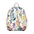 thumbnail image 3 of Colorful Leaves Pattern Backpack Backpack for School,Cute School Bag,Schoolbag with Adjustable Shoulder Straps & Padded Back,13.8"x11.4"x6", 3 of 6