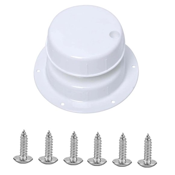 RV Roof Vent Cap Roof Pipe Exhaust Cover For Camper Trailer Camping Car With Screws Replacement Part 13.4cmx7.4cm ,Easy to Use