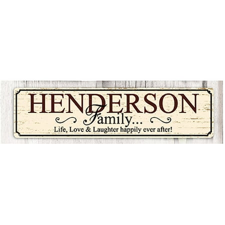 Personalized Metal Sign, Family