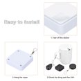 thumbnail image 5 of Punch Free Automatic Sensor Door Closer 47.2" Retractable Cable Lock for Home, Office Doors 1200g 4Set White, 5 of 6