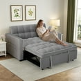 thumbnail image 6 of Bonzy Home Pull-Out Sleeper Sofa Bed with Adjustable Backrest – Modern Convertible 3-in-1 Couch for Living Room & Bedroom, Easy Assembly, 6 of 7