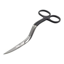 Machine Embroidery Curved Black Silver Scissors by Artman Instruments