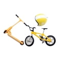 thumbnail image 2 of Mini modelo de bicicleta de juguete para niños, kit de modelo de bicicleta 3D para casa de muñecas, niños y niñas. amarillo, 2 of 9