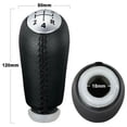 thumbnail image 4 of Pommeau de levier de vitesse manuel pour Renault Clio III 2005-09, Megane 2 Laguna 2003-09, cuir noir, avec adaptateur, 4 of 5