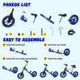 thumbnail image 5 of Balance Bike 2 Year Old, Age 2-5 Years Old, No Pedal, Lightweight Frame, Flat-Free Tires, 360 Unlimited Steering, Adjustable Seat & Handlebar, Steady Balancing, for Boys Girls Blue, 5 of 5