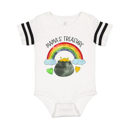 

Inktastic Mama s Treasure St. Patrick s Day Rainbow and Gold Gift Baby Boy or Baby Girl Bodysuit