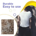 thumbnail image 3 of Bewildely 10 piezas de retazos con estampado de leopardo resistentes al desgaste, dulce regalo, costura, tocados, telas acolchadas, tela DIY tipo 5 De coser tipo 8 Bewildely HA062137-08B, 3 of 6