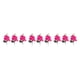 thumbnail image 5 of Orquídeas artificiales Inteprter Phalaenopsis de bajo carbono quad rosa roja, 5 of 6