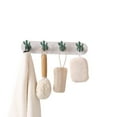 thumbnail image 3 of Four Hooks Beautiful and Fashionable Simple and Unique Style Three-Dimensional Cactus Four Hooks with Strong Adhesive and Strong Load-Bearing for Door Glass and Other Smooth Surface, 3 of 5