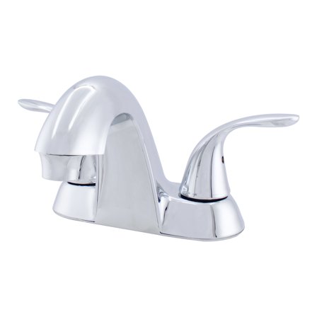 WMF-4224DSSLP-CP - Double Handle Hybrid, mid-rise spout lavatory-Chrome Finish Faucet