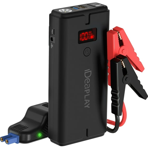 IDEAPLAY J10 Jump Starter, 1500A Peak 18000mAh 12V Battery Jump Box for