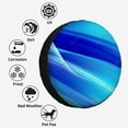 thumbnail image 4 of Blue Abstract Polyester Universal Spare Wheel Tire Cover Custom Tire-Covers for Trailer RV SUV Truck Camper, 4 of 5