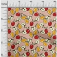 thumbnail image 1 of oneOone Cotton Poplin Peach Fabric & Pear Fruits Diy Clothing Quilting Fabric Print Fabric By Yard 56 Inch Wide, 1 of 4