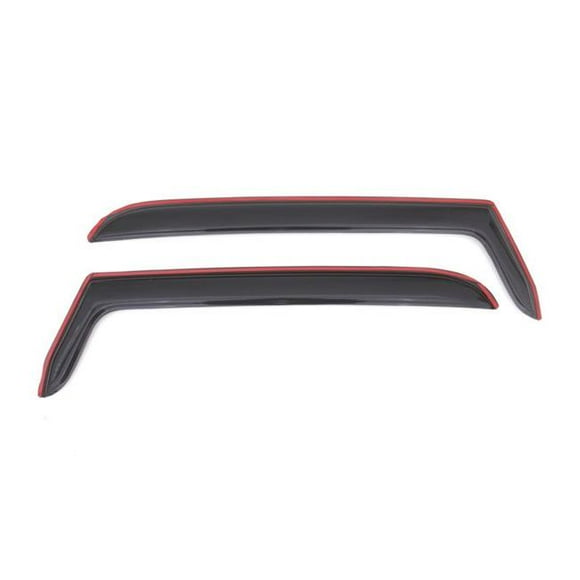 AVS 192054 2 Piece Ventvisor In-Channel Window Deflectors for 1997-2006 Jeep Wrangler - Smoke